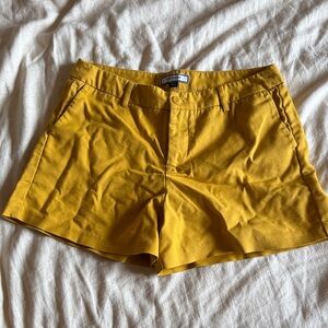 Eden Society Mustard Yellow Women's Shorts